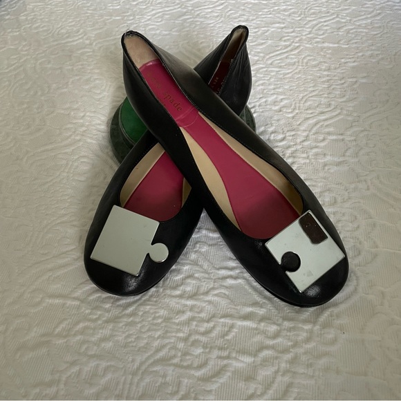 Kate Spade Puzzle Piece Flats - Picture 5 of 6